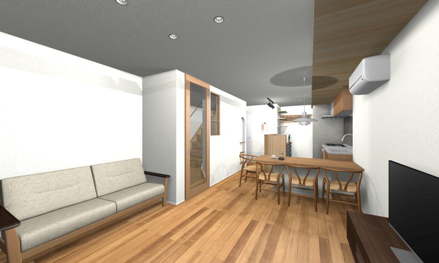 マンションと迷ったご夫婦が選んだ、 自分たちらしい注文住宅－完成見学会－